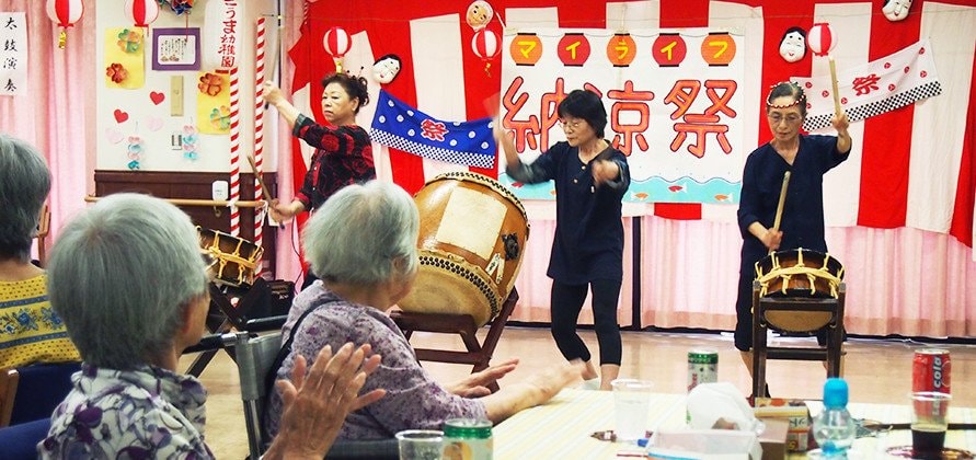 マイライフ徳丸の夏祭り(納涼祭)の様子